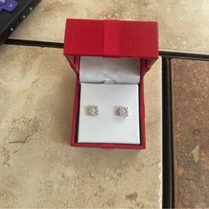 Authentic Diamond Stud Earings